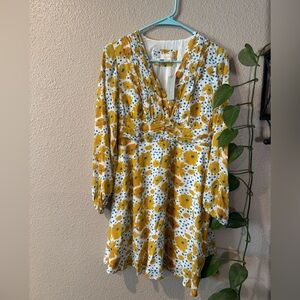 Vera for Anthropologie Buttercup Retro 60’s Mini Dress
